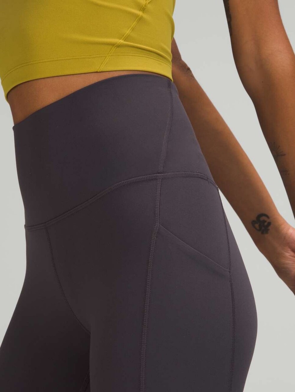 Lululemon Align High Rise Crop With Pockets - Picture 2 of 3